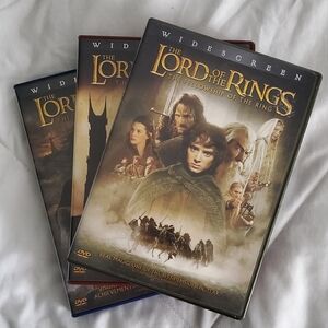 Lord of the Rings Trilogy DVD set of 3